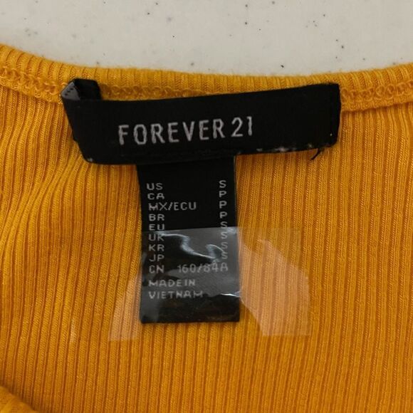 Forever 21 yellow mini dress - Picture 3 of 5